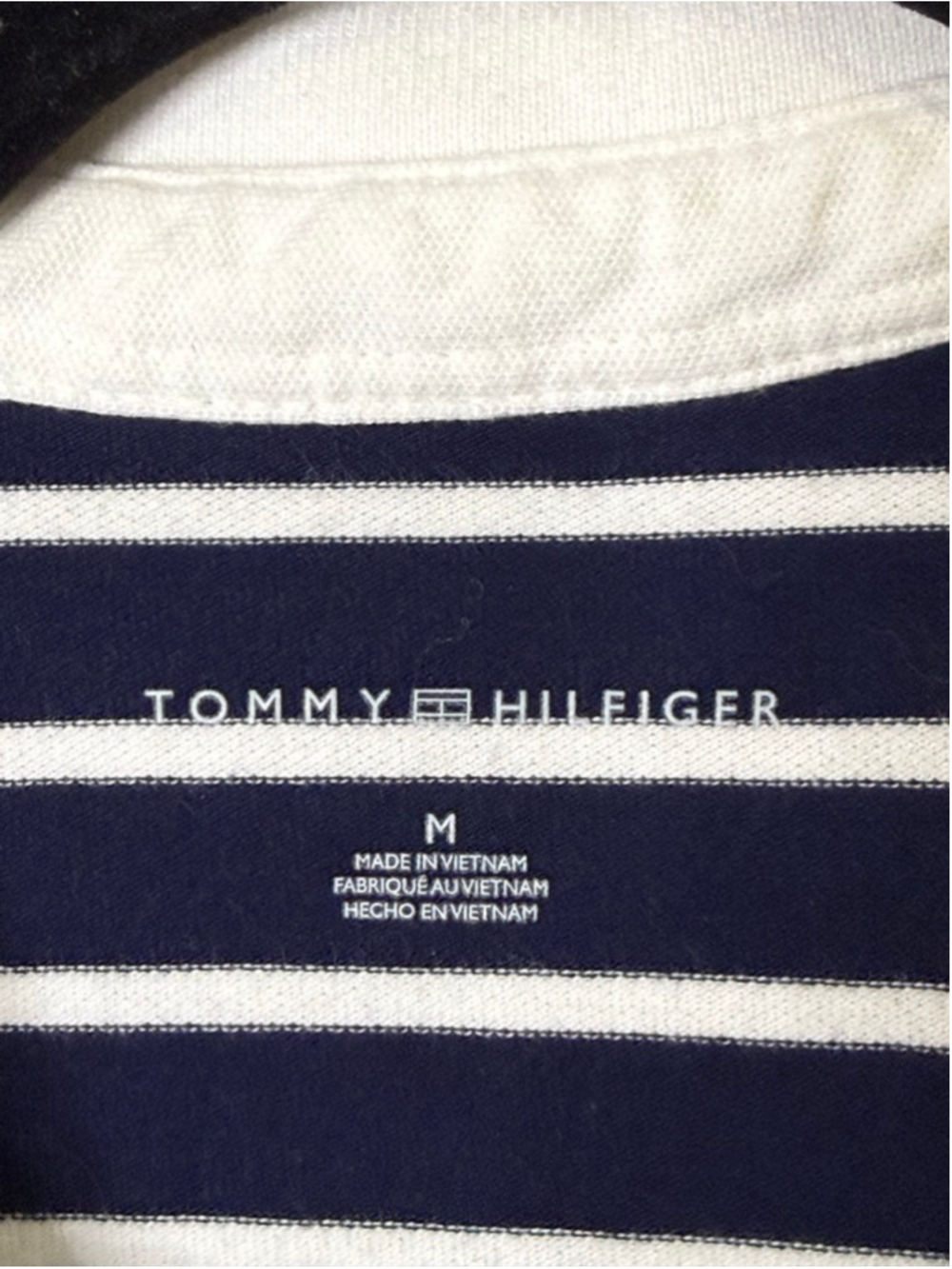 Tommy Hilfiger Navy White Stripe Polo Mini Dress M - Picture 6 of 7